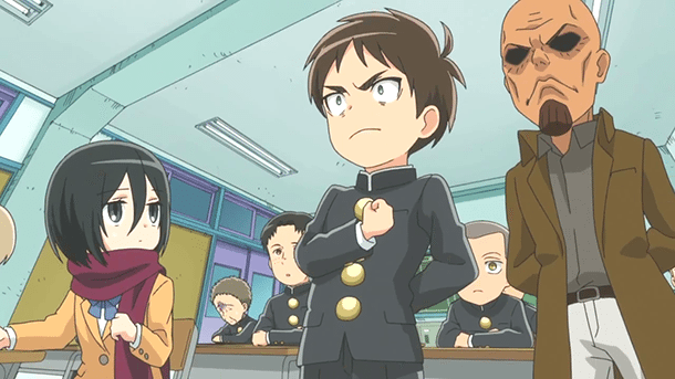 Shingeki! Kyojin Chuugakkou - Episódios - Saikô Animes